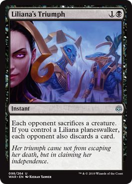 War of the Spark 098/264 Liliana's Triumph