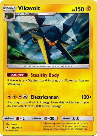 Unbroken Bonds 059/214 Vikavolt (Holo)