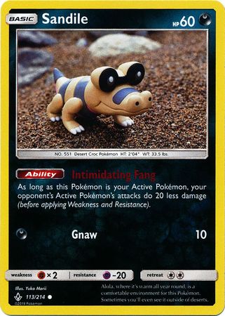 Unbroken Bonds 113/214 Sandile (Reverse Holo)