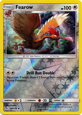 Unbroken Bonds 146/214 Fearow (Reverse Holo)