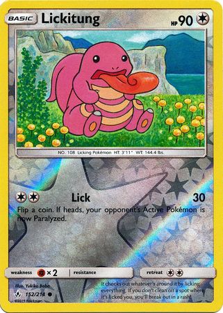 Unbroken Bonds 152/214 Lickitung (Reverse Holo)