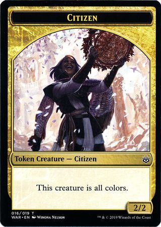 Citizen 016/019 War of the Spark Token