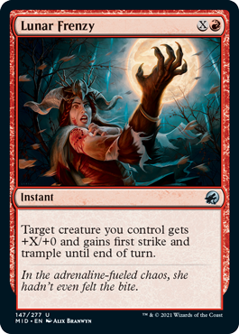 Innistrad: Midnight Hunt 147/277 Lunar Frenzy