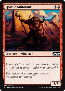 Core Set 2019 147/280 Hostile Minotaur