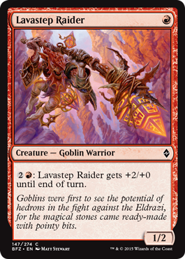 Battle for Zendikar 147/274 Lavastep Raider