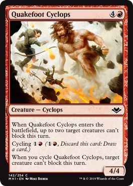 Modern Horizons 142/254 Quakefoot Cyclops