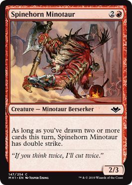 Modern Horizons 147/254 Spinehorn Minotaur