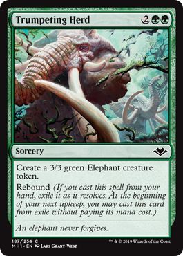 Modern Horizons 187/254 Trumpeting Herd