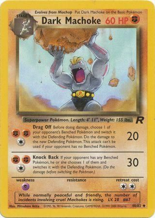 Team Rocket 40/82 Dark Machoke