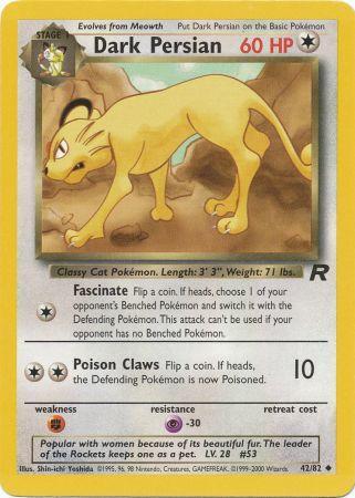 Team Rocket 42/82 Dark Persian