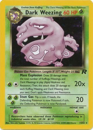 Team Rocket 14/82 Dark Weezing (Holo)