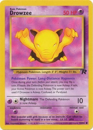 Team Rocket 54/82 Drowzee