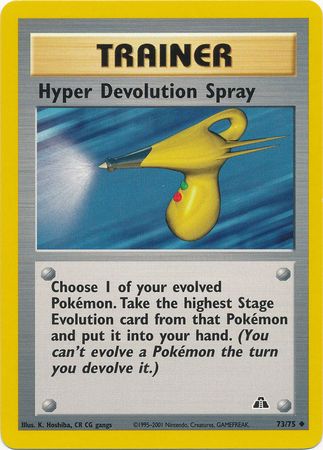 Neo Discovery 073/075 Hyper Devolution Spray