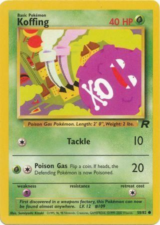 Team Rocket 58/82 Koffing