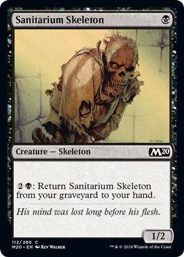 Core Set 2020 112/280 Sanitarium Skeleton