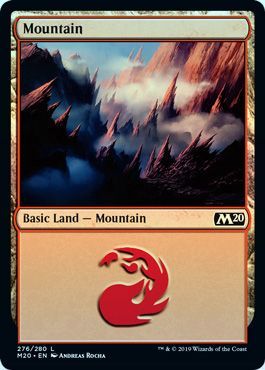 Core Set 2020 276/280 Mountain (Foil)