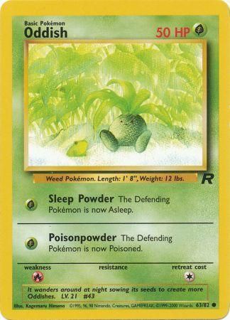 Team Rocket 63/82 Oddish