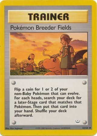 Neo Revelation 062/064 Pokémon Breeder Fields