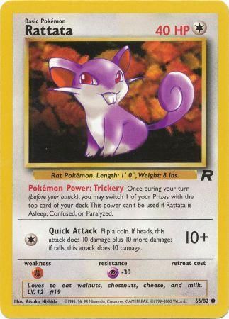 Team Rocket 66/82 Rattata