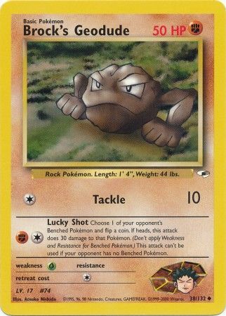 Gym Heroes 038/132 Brock's Geodude