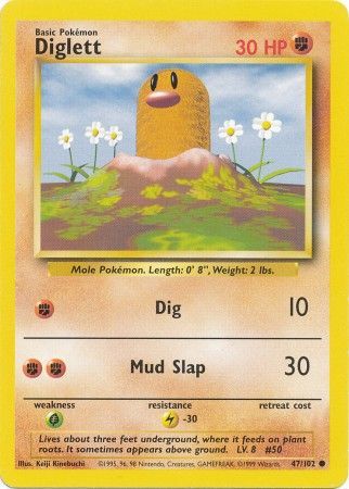 Base Set 047/102 Diglett