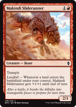 Battle for Zendikar 148/274 Makindi Sliderunner