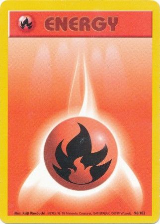 Base Set 098/102 Fire Energy