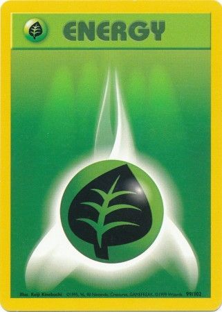 Base Set 099/102 Grass Energy