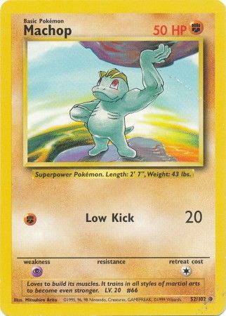 Base Set 052/102 Machop