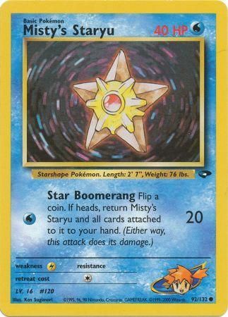 Gym Challenge 092/132 Misty's Staryu