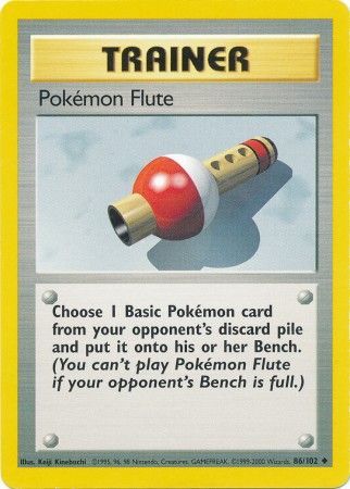 Base Set 086/102 Pokémon Flute