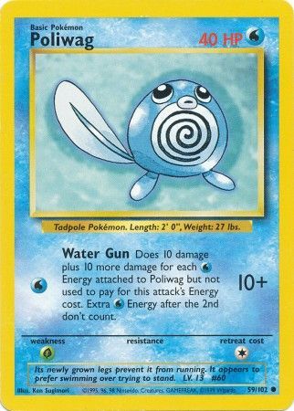 Base Set 059/102 Poliwag