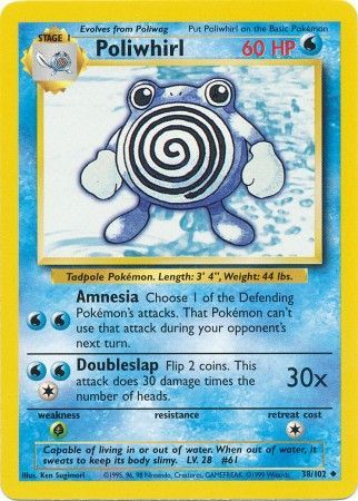 Base Set 038/102 Poliwhirl