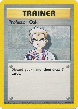 Base Set 088/102 Professor Oak