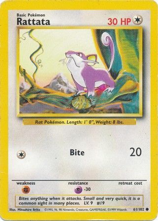 Base Set 061/102 Rattata