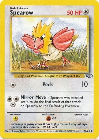 Jungle 62/64 Spearow