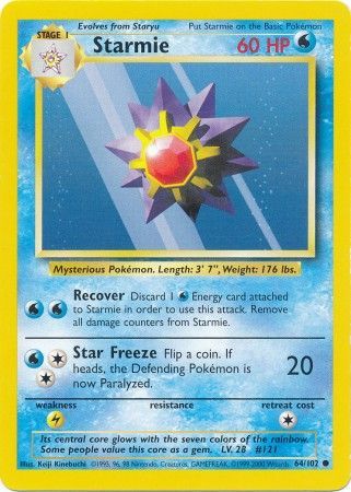 Base Set 064/102 Starmie