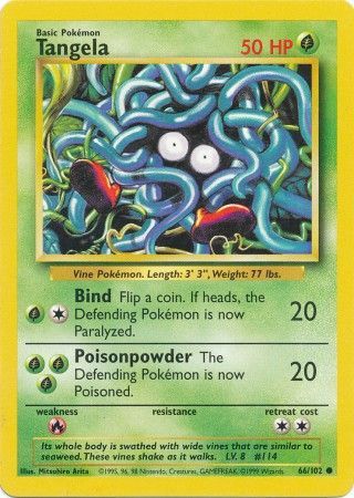 Base Set 066/102 Tangela