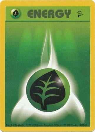 Base Set Two 127/130 Grass Energy