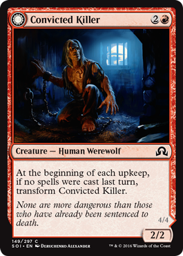 Shadows Over Innistrad 149/297 Convicted Killer//Branded Howler