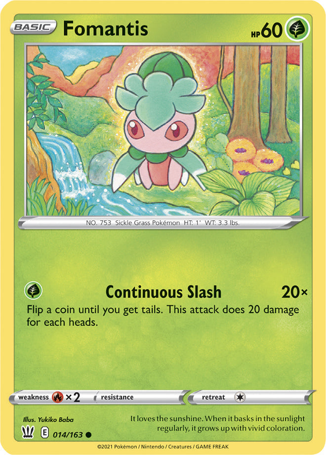 Battle Styles 014/163 Fomantis