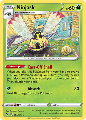 Vivid Voltage 014/185 Ninjask