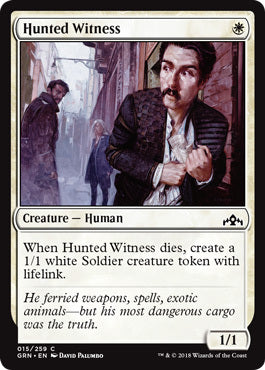 Guilds of Ravnica 015/259 Hunted Witness