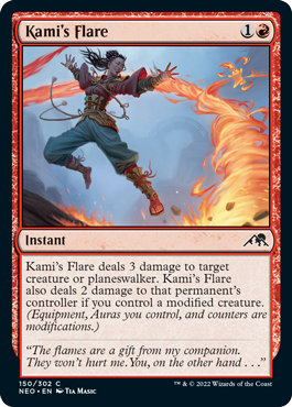 Kamigawa: Neon Dynasty 150/302 Kami's Flare