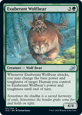 Ikoria: Lair of Behemoths 151/274 Exuberant Wolfbear