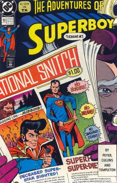 The Adventures of Superboy #13 DC Comics (1990)