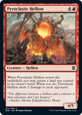 Zendikar Rising 152/280 Pyroclastic Hellion (Foil)