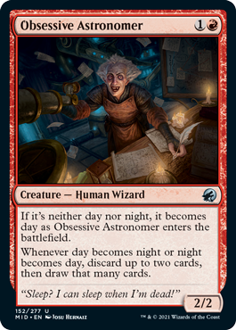 Innistrad: Midnight Hunt 152/277 Obsessive Astronomer