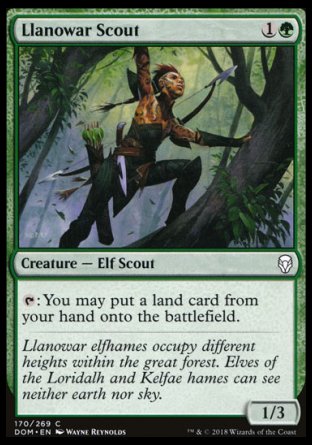 Dominaria 170/269 Llanowar Scout