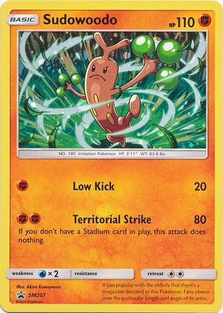 Sun & Moon Promo SM207 Sudowoodo (Cosmos Holo)